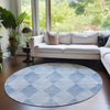 Piper Looms Chantille Geometric ACN539 Blue Area Rug