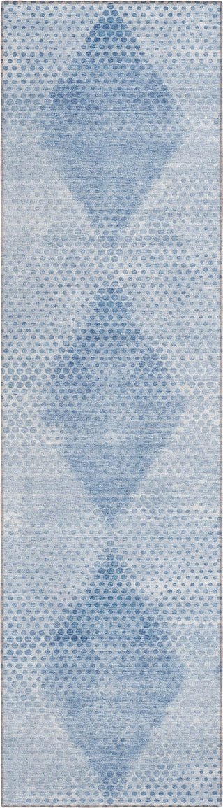 Piper Looms Chantille Geometric ACN539 Blue Area Rug