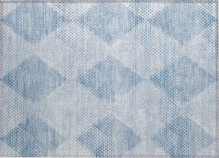 Piper Looms Chantille Geometric ACN539 Blue Area Rug