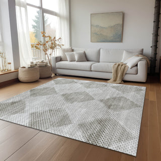 Piper Looms Chantille Geometric ACN539 Gray Area Rug