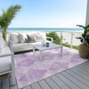 Piper Looms Chantille Geometric ACN539 Lavender Area Rug