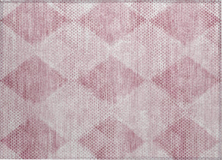 Piper Looms Chantille Geometric ACN539 Merlot Area Rug