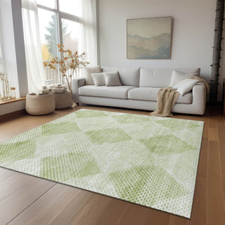 Piper Looms Chantille Geometric ACN539 Mint Area Rug