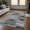 Piper Looms Chantille Art Deco ACN540 Black Area Rug