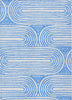 Piper Looms Chantille Art Deco ACN540 Blue Area Rug