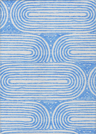 Piper Looms Chantille Art Deco ACN540 Blue Area Rug