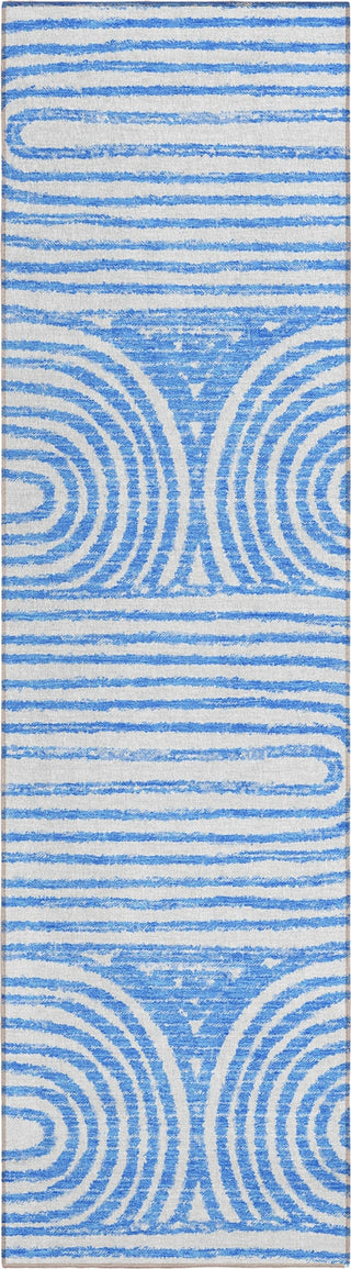 Piper Looms Chantille Art Deco ACN540 Blue Area Rug