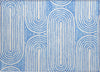 Piper Looms Chantille Art Deco ACN540 Blue Area Rug