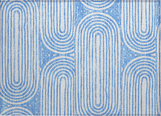 Piper Looms Chantille Art Deco ACN540 Blue Area Rug