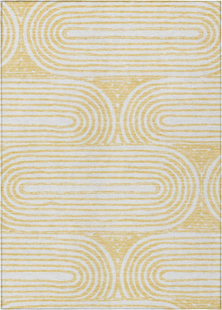 Piper Looms Chantille Art Deco ACN540 Gold Area Rug