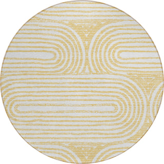 Piper Looms Chantille Art Deco ACN540 Gold Area Rug