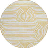 Piper Looms Chantille Art Deco ACN540 Gold Area Rug