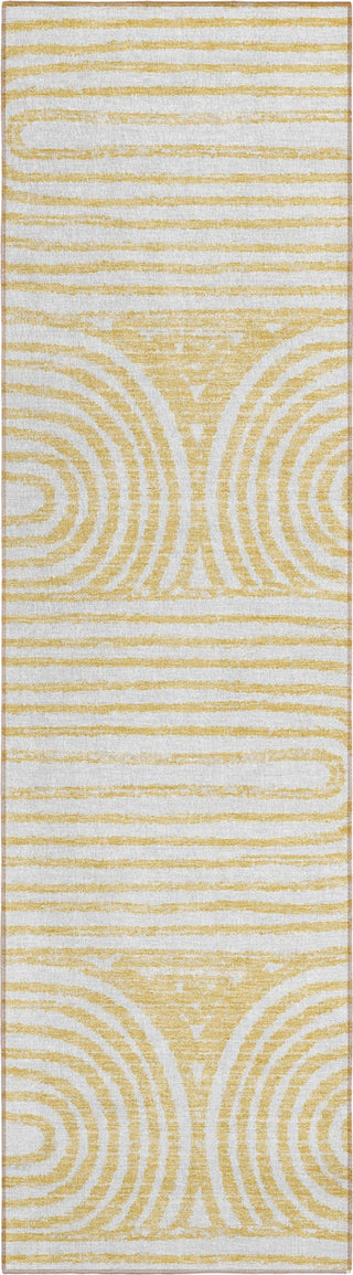 Piper Looms Chantille Art Deco ACN540 Gold Area Rug