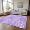 Piper Looms Chantille Art Deco ACN540 Purple Area Rug