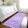 Piper Looms Chantille Art Deco ACN540 Purple Area Rug