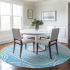 Piper Looms Chantille Art Deco ACN540 Teal Area Rug