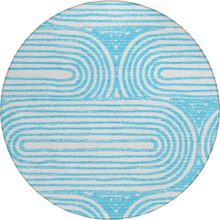 Piper Looms Chantille Art Deco ACN540 Teal Area Rug