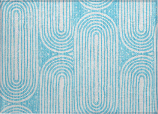 Piper Looms Chantille Art Deco ACN540 Teal Area Rug