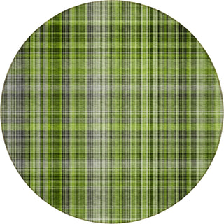 Piper Looms Chantille Plaid ACN541 Green Area Rug