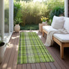 Piper Looms Chantille Plaid ACN541 Green Area Rug