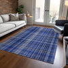 Piper Looms Chantille Plaid ACN541 Navy Area Rug