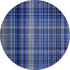 Piper Looms Chantille Plaid ACN541 Navy Area Rug