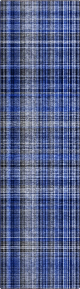 Piper Looms Chantille Plaid ACN541 Navy Area Rug