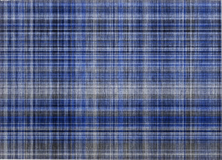 Piper Looms Chantille Plaid ACN541 Navy Area Rug