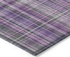 Piper Looms Chantille Plaid ACN541 Purple Area Rug