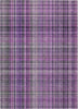 Piper Looms Chantille Plaid ACN541 Purple Area Rug