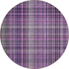 Piper Looms Chantille Plaid ACN541 Purple Area Rug