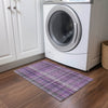 Piper Looms Chantille Plaid ACN541 Purple Area Rug