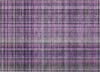 Piper Looms Chantille Plaid ACN541 Purple Area Rug