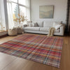 Piper Looms Chantille Plaid ACN541 Red Area Rug