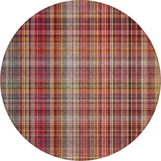 Piper Looms Chantille Plaid ACN541 Red Area Rug