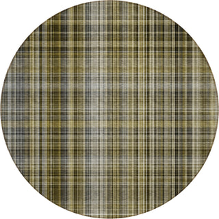 Piper Looms Chantille Plaid ACN541 Taupe Area Rug