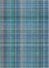 Piper Looms Chantille Plaid ACN541 Teal Area Rug