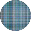 Piper Looms Chantille Plaid ACN541 Teal Area Rug