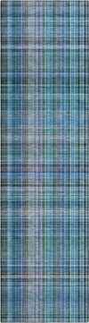 Piper Looms Chantille Plaid ACN541 Teal Area Rug
