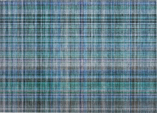 Piper Looms Chantille Plaid ACN541 Teal Area Rug