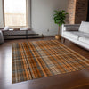 Piper Looms Chantille Plaid ACN541 Terracotta Area Rug