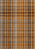 Piper Looms Chantille Plaid ACN541 Terracotta Area Rug