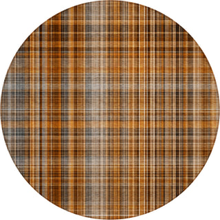 Piper Looms Chantille Plaid ACN541 Terracotta Area Rug