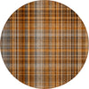 Piper Looms Chantille Plaid ACN541 Terracotta Area Rug