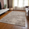 Piper Looms Chantille Organic ACN542 Taupe Area Rug