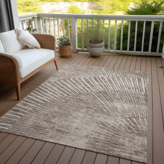 Piper Looms Chantille Organic ACN542 Taupe Area Rug