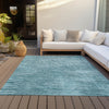 Piper Looms Chantille Organic ACN542 Teal Area Rug