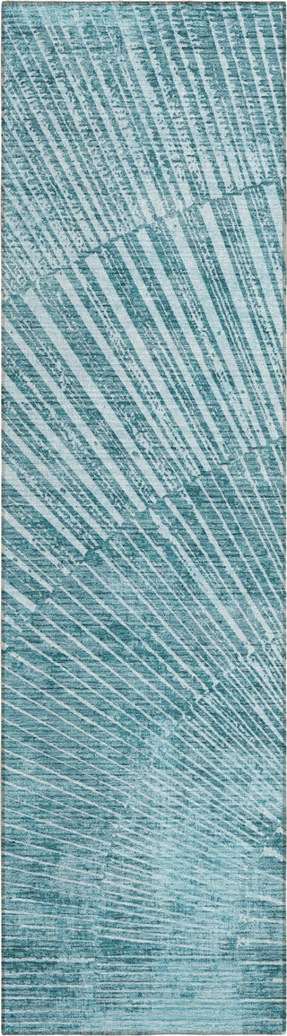 Piper Looms Chantille Organic ACN542 Teal Area Rug