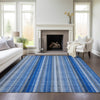 Piper Looms Chantille Stripes ACN543 Blue Area Rug