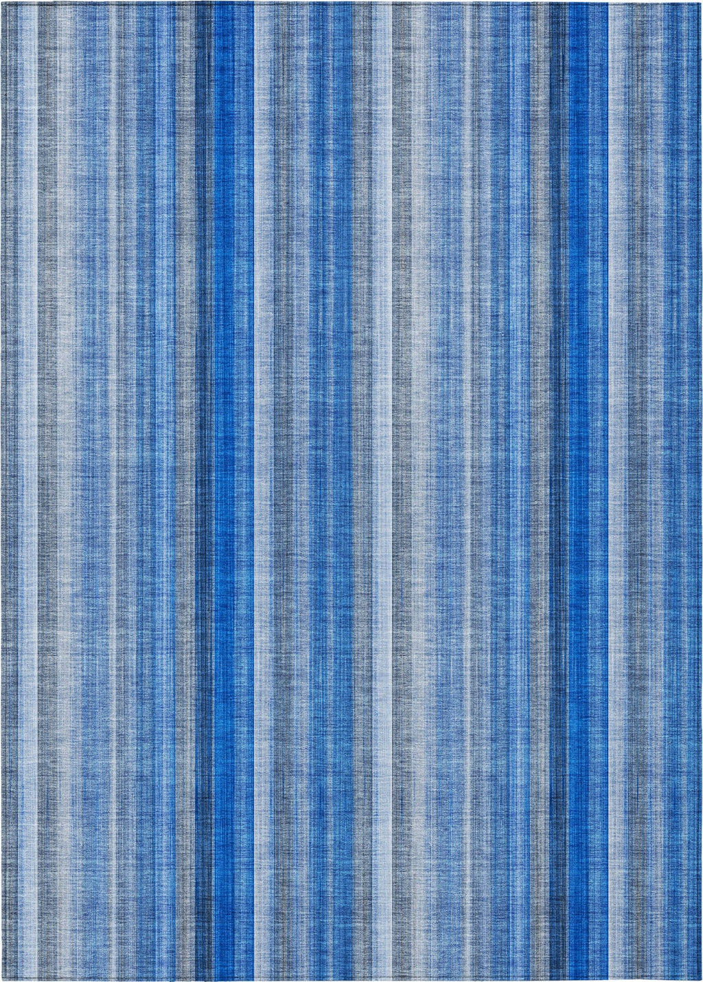 Piper Looms Chantille Stripes ACN543 Blue Area Rug